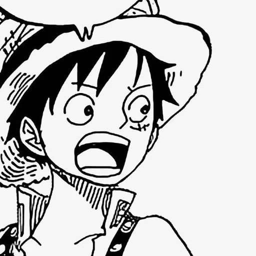 meme luffy, manki de luffy, luffy comics smile, mengki d luffy comics, luffy van pis hitam dan putih