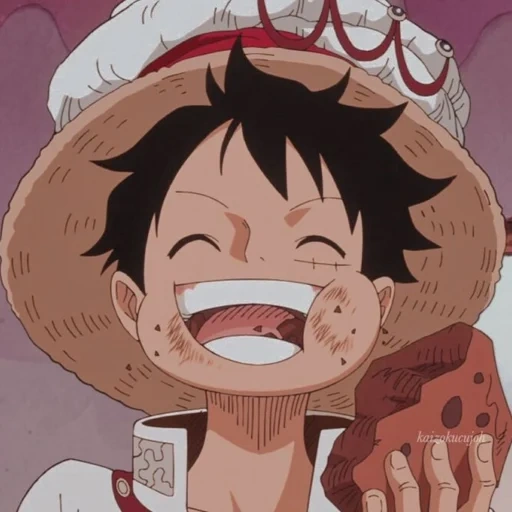 manki d luffy, luffy sonrisas, luffy sonríe vano, van pis luffy se ríe, mi heroica academia