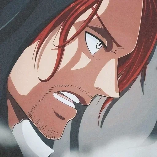 шанкс, ван-пис, шанкс мариджоа, one piece shanks, red haired shanks