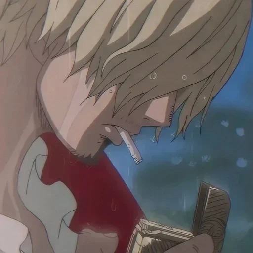 sanji cry, санджи плачет, грустные аниме, anime one piece, шачибури озвучка аниме