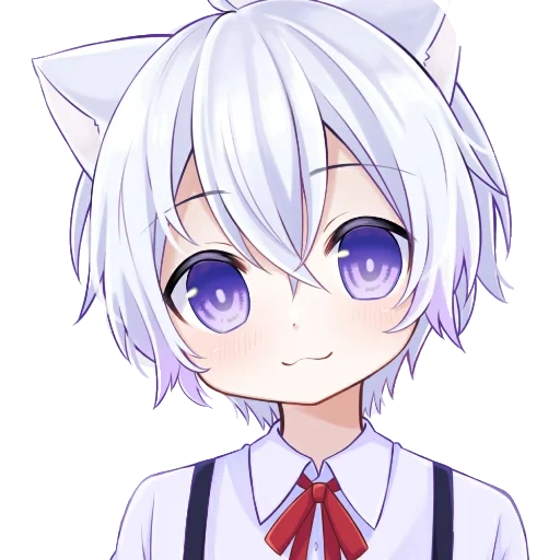 anime, anime neko, anime mignon, personnages d'anime