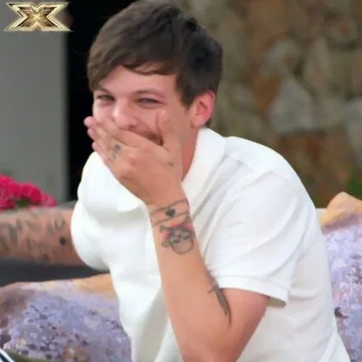 il maschio, harry styles, louis tomlinson, meme di louis tomlinson wot, louis tomlinson simon cowell