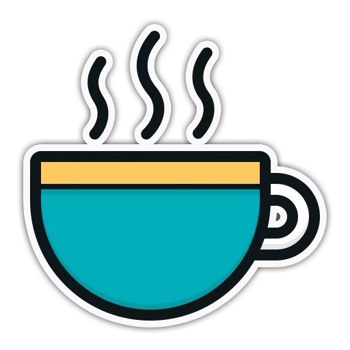 иконка суп, иконка чай, кофе значок, иконка чашка, минималистичная иконка чай