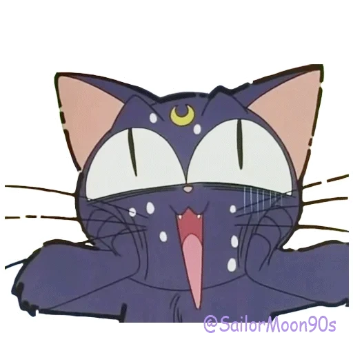кошка, sailor moon cat, сейлормун кошка луна, сейлормун 2 сезон 22 серия, сейлормун луна кошка смешные