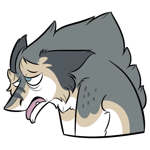 wolf, sergal, furri art, cartoon wolf, furry discord wolf