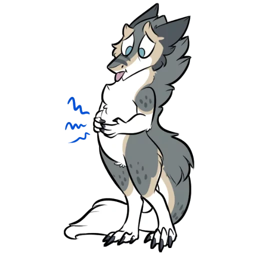 wolf, the wolf is comical, wolves drawings, cartoon wolf, furry characters