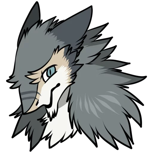 lupo, anime, sergal, cats of the warriors riverspirit456