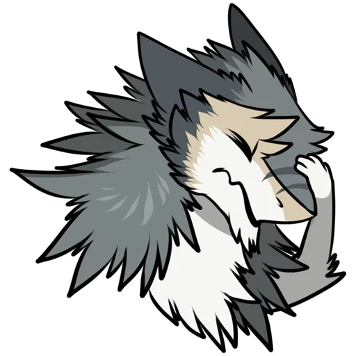 sergal, wolves of anime, wolf sketch, anime animals wolves, cats of the warriors riverspirit456