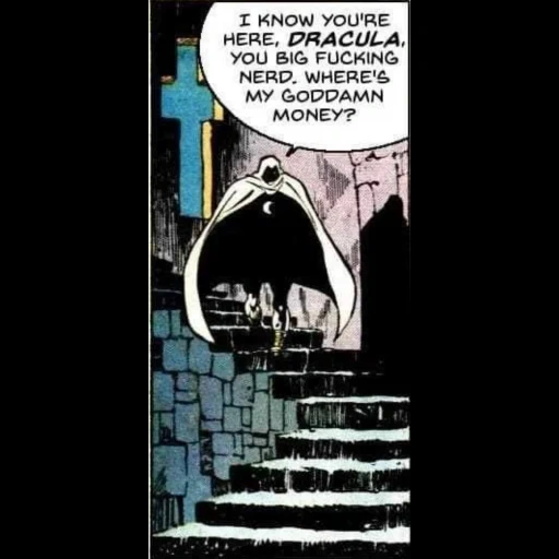 бэтмен, лунный рыцарь, бэтмен дракула, moon knight dracula, dracula moon knight комикс