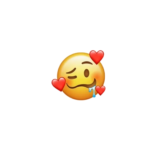 emoji, emoji, emoji is sweet, smileik emoji, smiley with hearts around