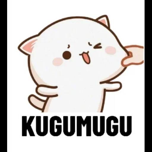 kucing berdinding merah, kawai seal, anjing laut kawai, anjing laut kawai, anime kucing lucu
