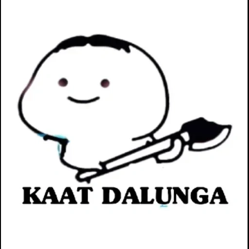 meme, pentol, pria, kelinci snoopy