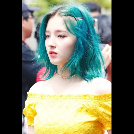 gioielli di nancy, nancy momoland, ragazze asiatiche, bigiotteria nancy mcdonie, nancy momoran capelli verdi