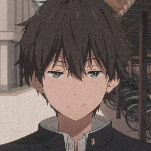 animação hyouka, animação noguchi taro, animação orek hotaru, menino de arte anime, animação hyouka hotaro oreki