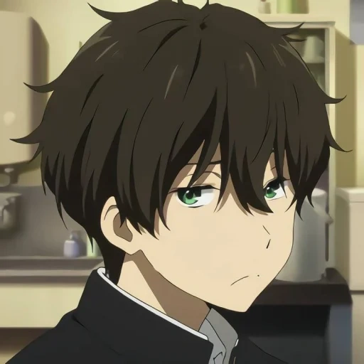 image, les gars de l'anime, khotaro orek, personnages d'anime, khotaro oreki houtarou oreki