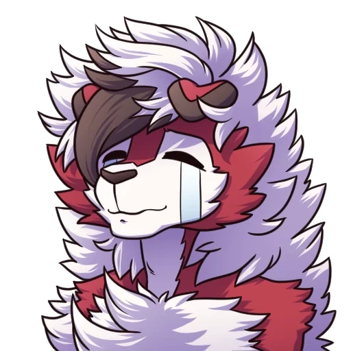furry, anime, lycaxel furri, lycaxel lycanroc, furri is a transparent background