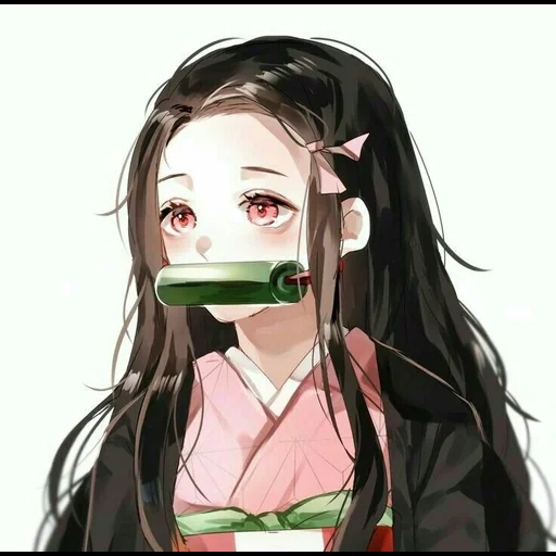 nezuko, рисунок, егор летов, тянка незуко, персонажи аниме