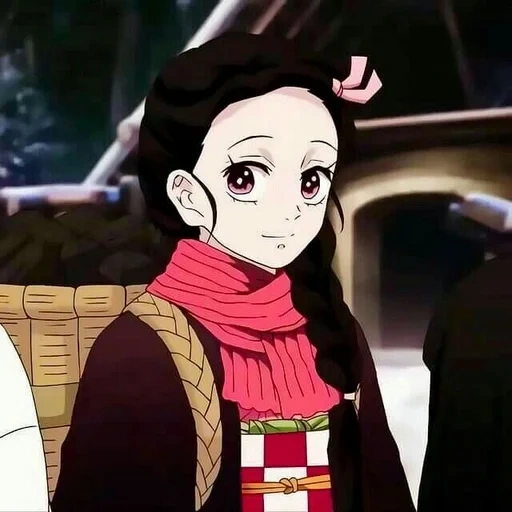 kawaii, nezuko, недзуко, аниме милые, персонажи аниме