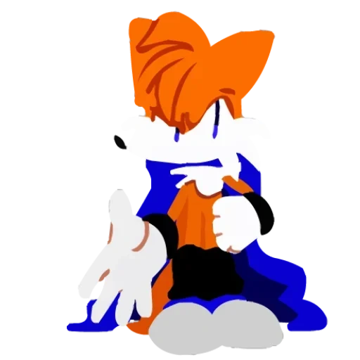 tails, соник, соник ехе, злой тейлз, классик тейлз сбоку