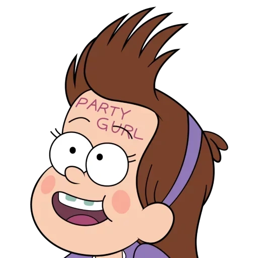 mabel, mabel pines, mabel gravity cai, personagens folzes da gravidade, desenhos mabel dipper gravity folz