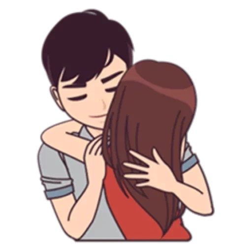 uap, sepasang, pecinta, cute couple, anime cinta