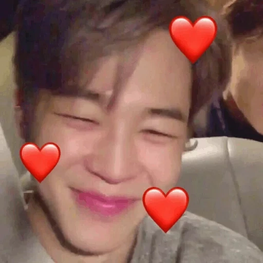 qi myung, jimin bts, ragazzo d'oro, raro selfie di idoli, bts jimin senza trucco