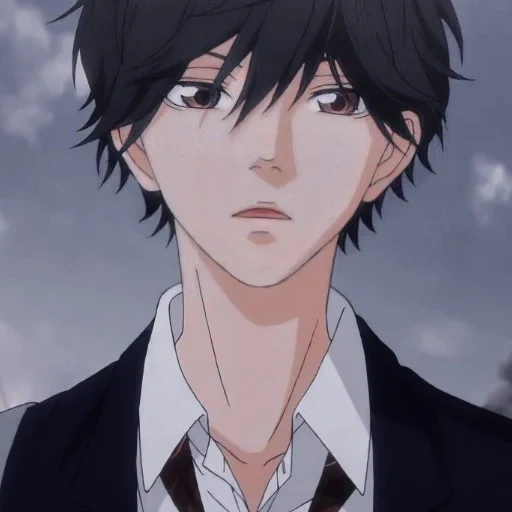 the road of the youth of anime, guys from the anime, road of youth mabuchi, art guys from anime, mabuchi katsuya