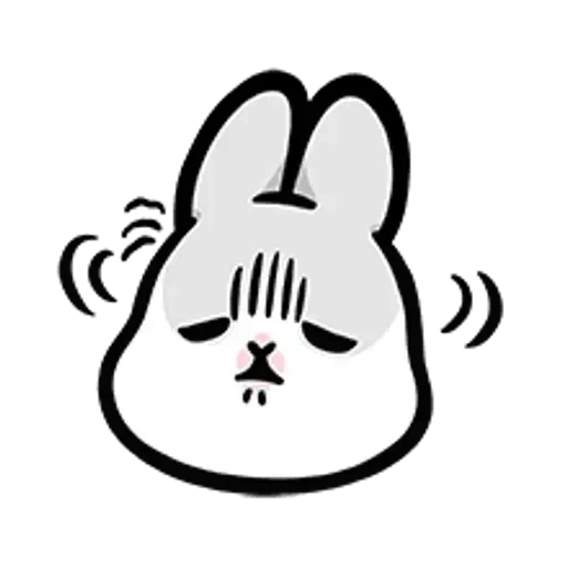 rabbit, snoopy rabbit, snoopy rabbit, rabbit sticker