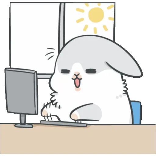 coelho, rabbit machiko, rabbit machiko, rabbit de machiko, rabbit de anime é animal