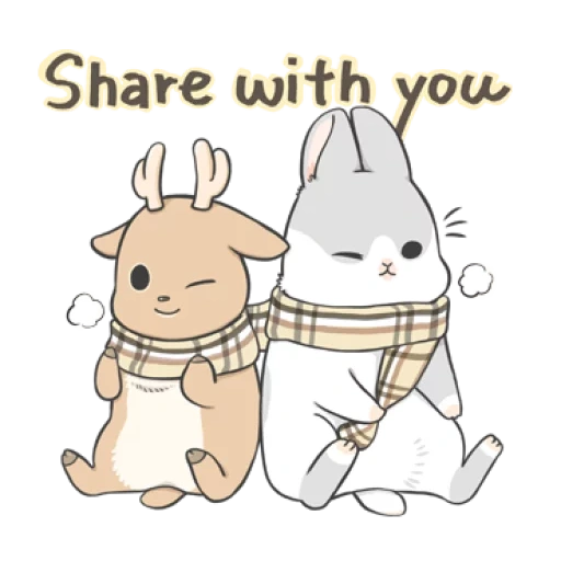 lovely animals, lovely rabbits, systems rabbit, cute drawings, stickers rabbit machiko
