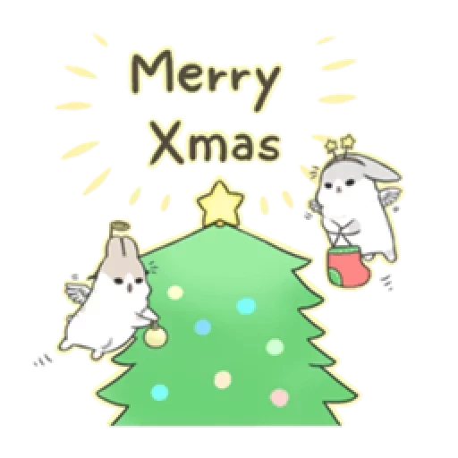 xmas, милые рисунки, merry christmas, merry christmas card, новогодние наклейки sumikkogurashi рисовать