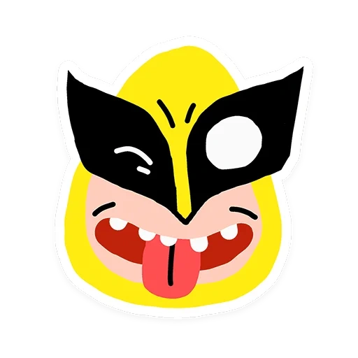 smile batman, batman emoji, topeng superhero