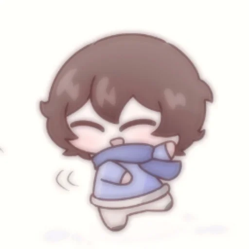 chibi, chibi dazai, chibi lindo, anime lindo, lindos dibujos de chibi