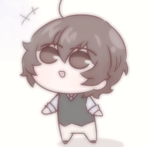 chibi, picture, dazai chibi, osamu dadzai, dadzai osamu chibi