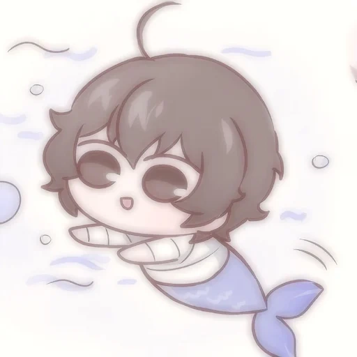 chibi, chibi dazai, dadzai osamu chibi, lindos dibujos de chibi, los dibujos de anime son lindos