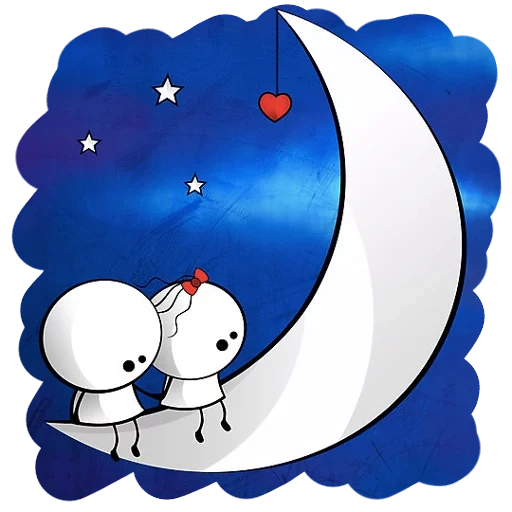 good night drawings with a pencil, beautiful dreams, love drawing, stickers, the sweetest drawings