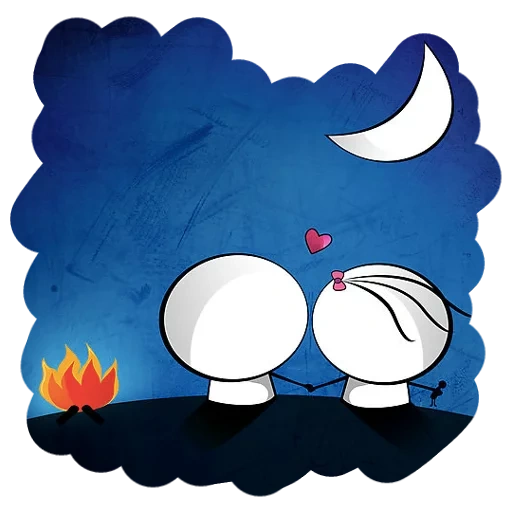 viber stickers, migl stickers, stickers, funny drawings about love, cute pictures about love