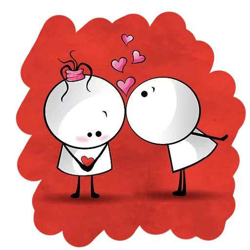 cara untuk m two styker, menggambar hari valentine, pecinta pria, valentine lovely, menggambar valentine