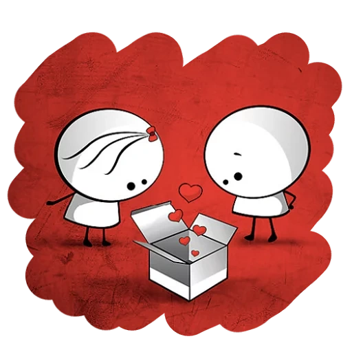 manera a m two styker, telegram sticker, valentine love, amor dibujo, pegatinas