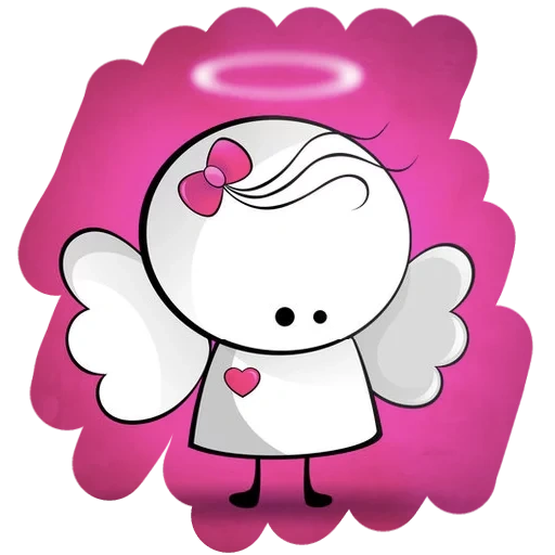 stiker, stiker telegram, stiker stiker, hello kitty angel