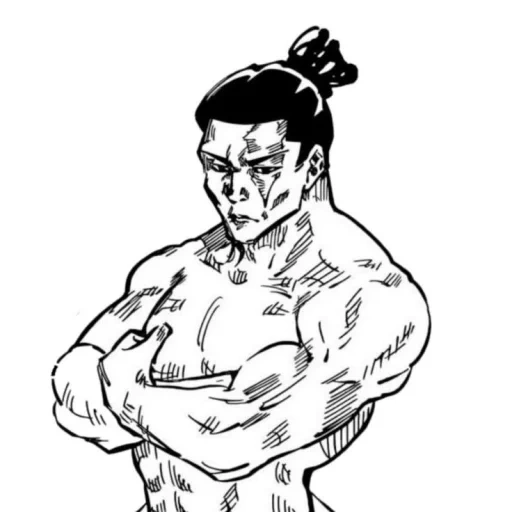naruto, jujutsu, jujutsu kaisen, lutador de quadrinhos baki, artes marciais cômica