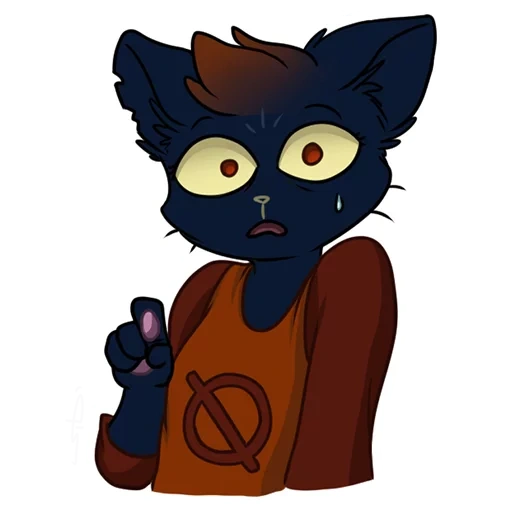 mae borowski stickers telegram, may borovsky, nit may, telegram sticker, night in the woods