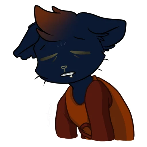 mae borowski adesivi telegram, night in the woods, telegram sticker, night in the woods telegram adesions, nitw may may