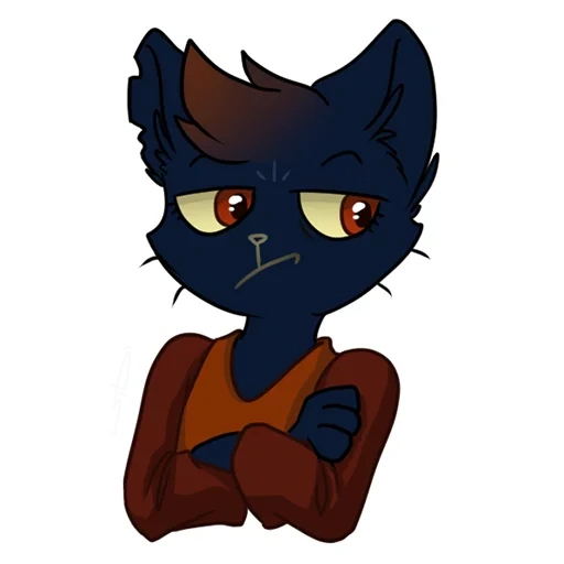 telegram stickers, nitw мэй, night in the woods, mae borowski stickers telegram, стикеры телеграм