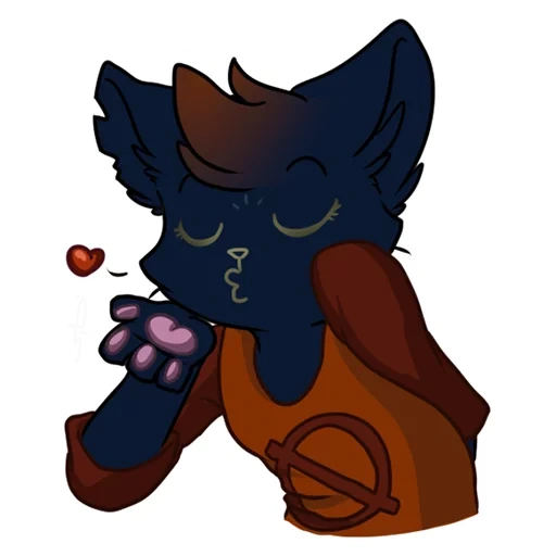 telegram stickers, mae borowski stickers telegram, stickers telegram, nit may, night in the woods