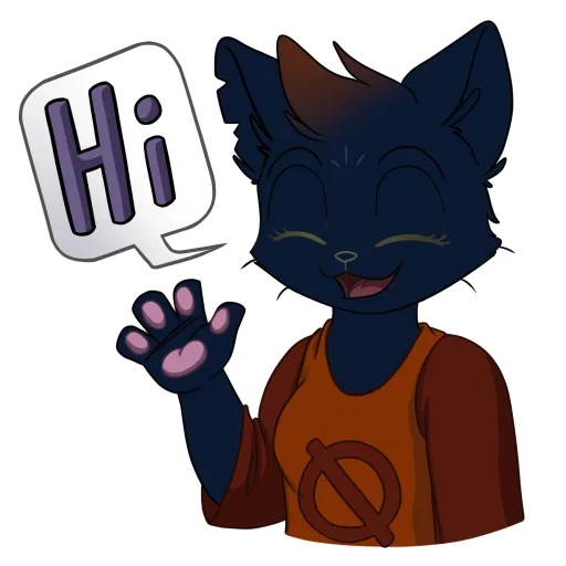 may borovski, mae borowski stickers telegram, night in the woods, night in the woods telegram stickers, nitw