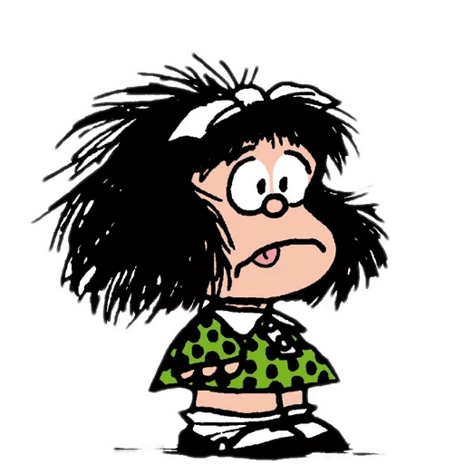 quino, mafalda, mafalda, lelucon italia, karakter fiksi