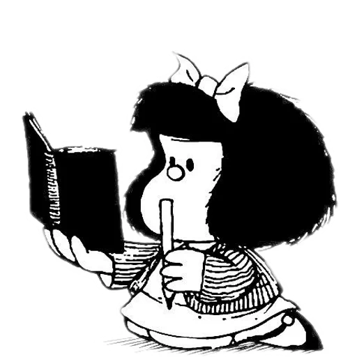 quino, mafalda, twitter, the recondo, eine seite des textes