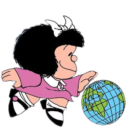 mundo, mafalda, el mundo, arte mafalda, tabuleiro de giz