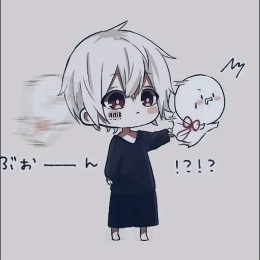 mafumafu, süße zeichnungen von chibi, anime zeichnungen chibi, mafumafu mit bleistift, tokyo gul chibi